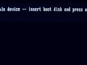 No bootable device